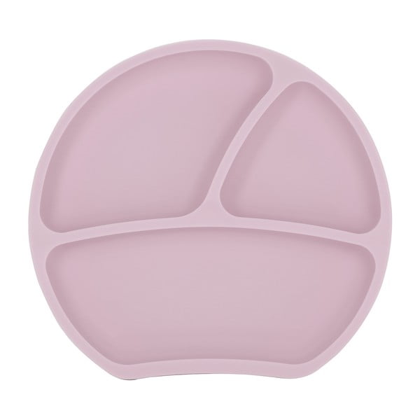 Heleroosa silikoonist beebi taldrik 19x20,5 cm – Kindsgut-image-3