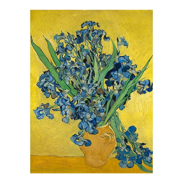 Vincent van Goghi maali "Iirised" reproduktsioon, 60 x 45 cm. Vincent van Gogh - Irises - Fedkolor