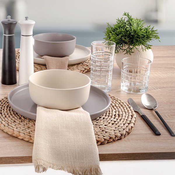 Mustad/hõbedased roostevabast terasest söögiriistad 24 tk Skandi - Orion-image-2