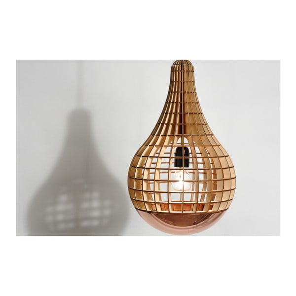 Závěsné světlo Massow Design Teardrop Copper