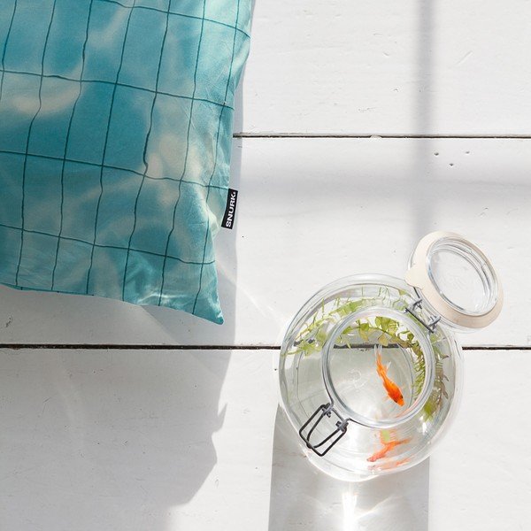 Bavlněné povlečení na jednolůžko Snurk Pool, 140 x 200 cm-image-2