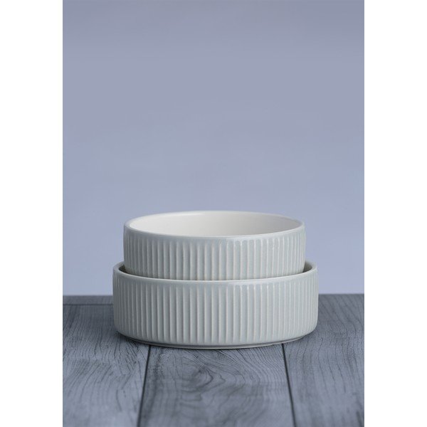 Kivinõu kauss koertele ø 15 cm Linear Grey - Mason Cash-image-1
