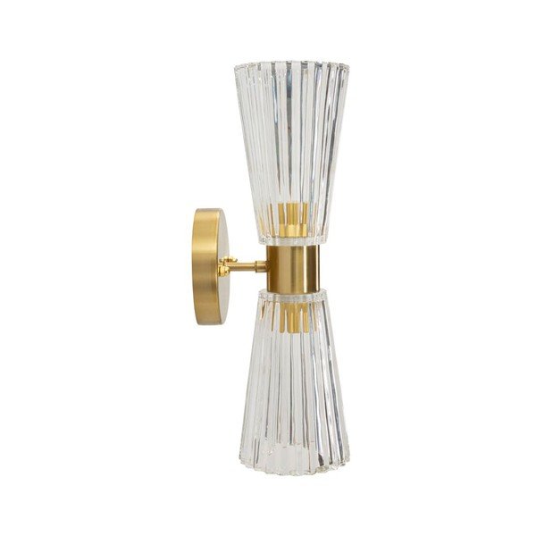 Kuldne klaasist seinalamp Prague - Mauro Ferretti-image-2