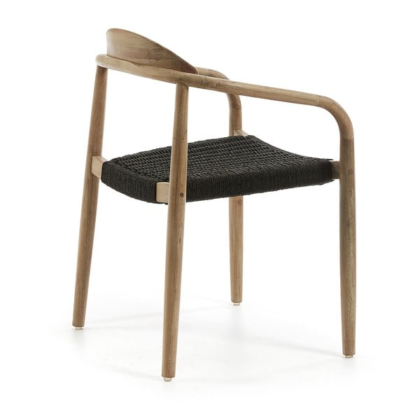 Musta istmega puidust tool Glynis - Kave Home-image-2