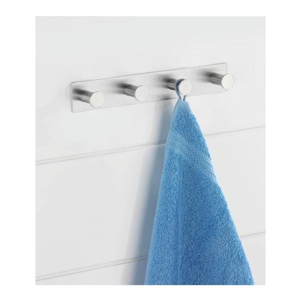 Hõbedase 4 konksuga isekinnitatav seinakinnitusrihm, hõbedane Celano - Wenko-image-1