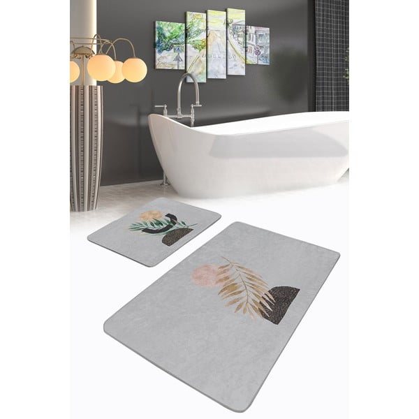 Hallid vannitoamatid 2tk komplektis 60x100 cm – Mila Home-image-1