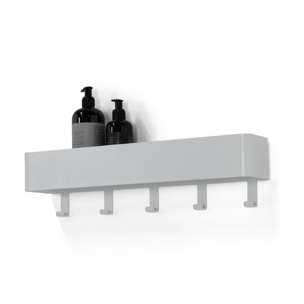 Valge terasest vannitoa seinariiul Multi - Spinder Design-image-2