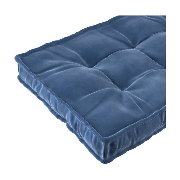 Sinine laste madrats 60x120 cm Posh Velvet - Yellow Tipi-image-1