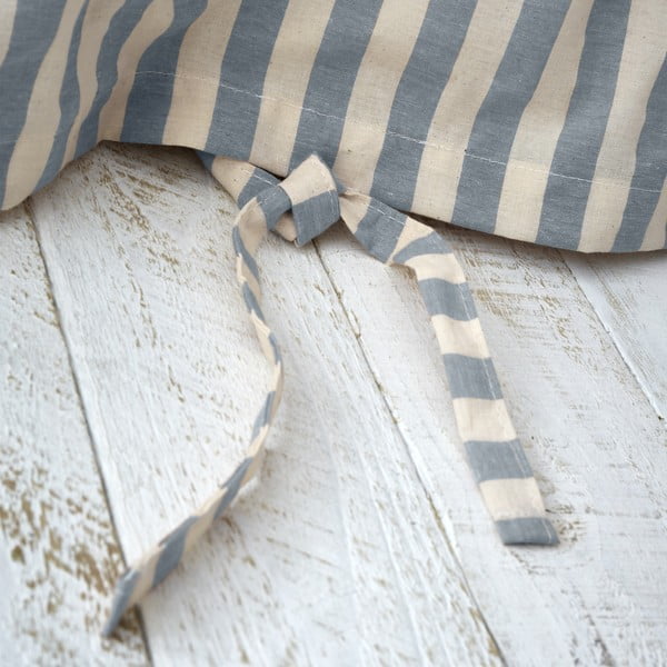 Sinine voodipesu 200x200 cm Zanzibar Stripe - Pineapple Elephant-image-3