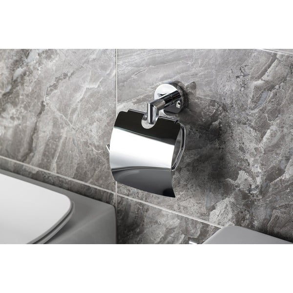 Hõbedast messingist tualettpaberi hoidja X-Round - Sapho-image-2