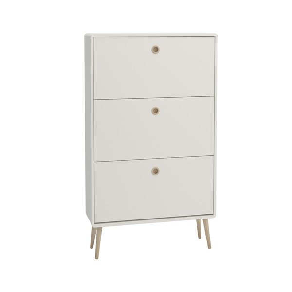 Krémově bílý botník se 3 zásuvkami Steens Soft Line-image-1