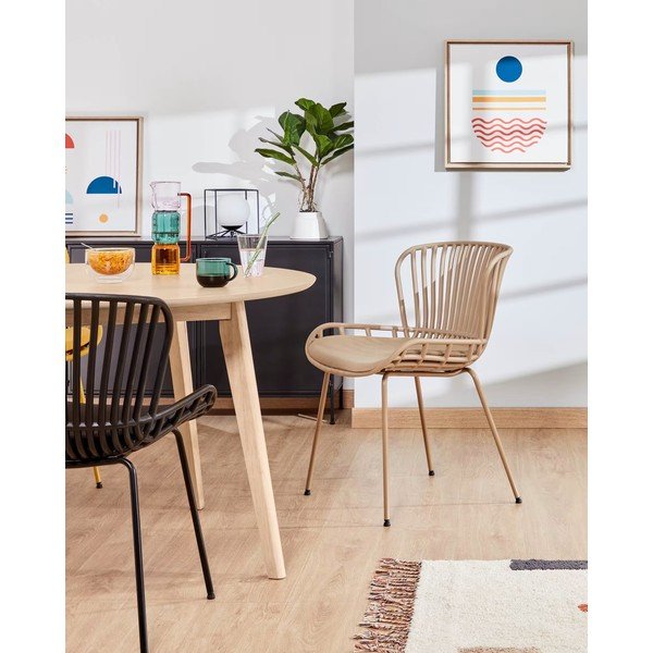 Beeži värvi teraskonstruktsiooniga aiatool Surpik - Kave Home-image-1