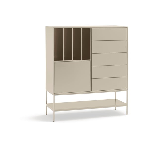 Kreem kapp 120x140x45 cm Platt - Teulat-image-2