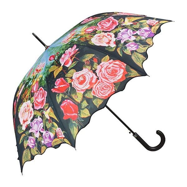 Holový deštník Von Lilienfeld Rose Garden, ø 100 cm