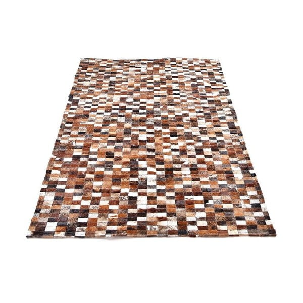 Koberec z kůže Mosaik, 193x143 cm