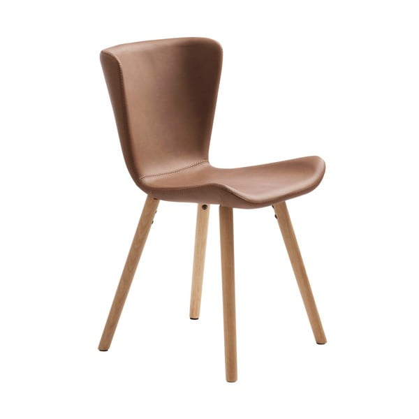 Pruunid metallist söögitoolid 2tk komplektis Teslin - Unique Furniture