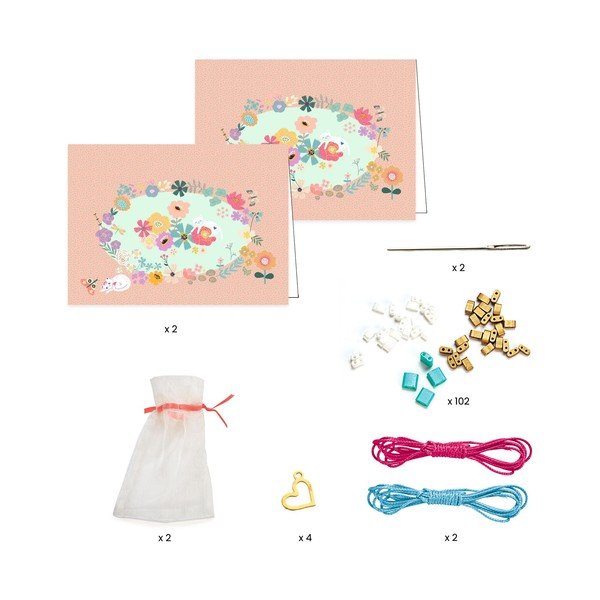 Ehete valmistamise komplekt Tila and Flowers – Djeco-image-2