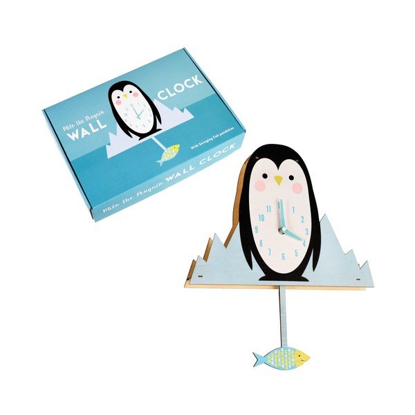 Dřevěné hodiny Rex London Milo The Penguin-image-2