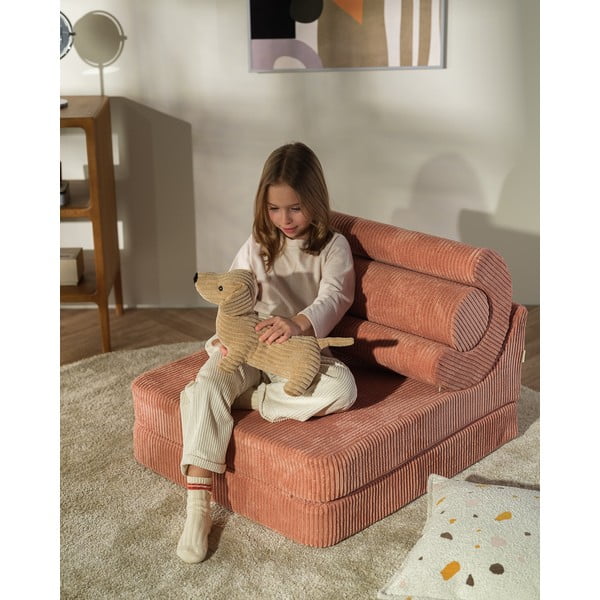 Roosa velvetist laste kott-tool Flipster - Wigiwama-image-3