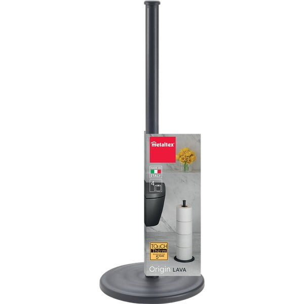 Must tualettpaberihoidja Lava - Metaltex-image-3