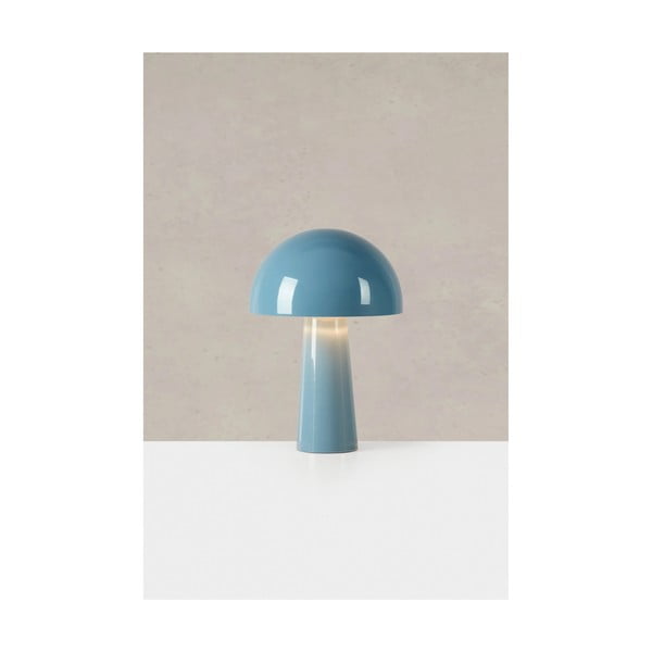 Sinine lauavalgusti metallist varjuga (kõrgus 36 cm) Mantar - Markslöjd-image-3