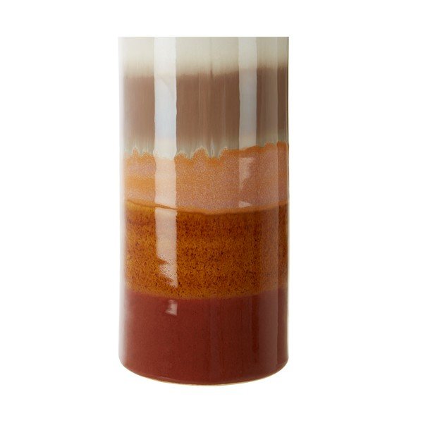 Béžovo-hnědá váza z kameniny Premier Housewares Sorrell, výška 30 cm-image-3