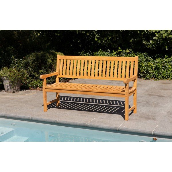 Teakpuust valmistatud aiapink Comfort - Exotan-image-1