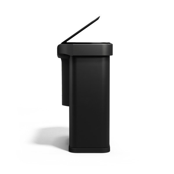 Must terasest prügikast 34+24 l sorteeritud jäätmete jaoks/kontaktivaba Dual Sensor - simplehuman-image-4