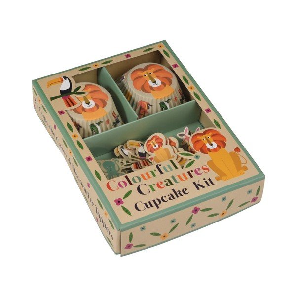 Sada pro zdobení cupcaků Rex London Colourful Creatures-image-2