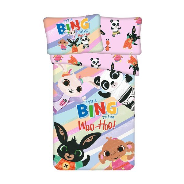 Puuvillane laste voodipesu 100x135 cm Bing "It's a thing" - Jerry Fabrics