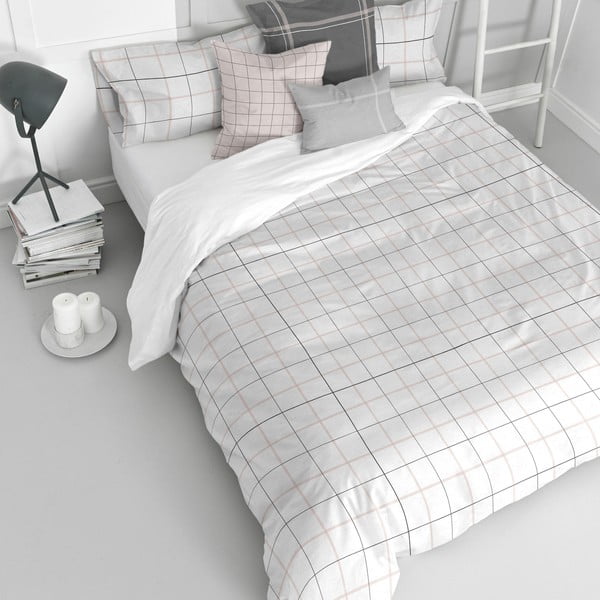 Puuvillane pajalapitekk Tartan, 200 x 200 cm Nordica - Blanc-image-2