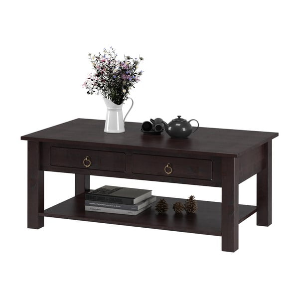 Tumepruun männi kohvilaud Inda Inga - Støraa-image-1