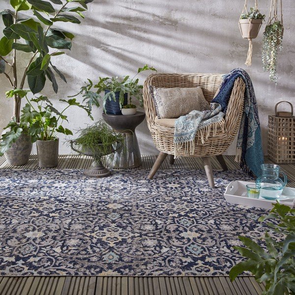 Sinine välivaip 160x230 cm Daphne - Flair Rugs-image-4
