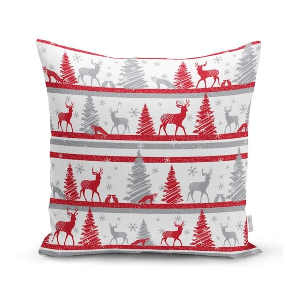 Jõulumotiiviga padjakatted 4tk komplektis 43x43 cm Snowflakes - Mila Home-image-4