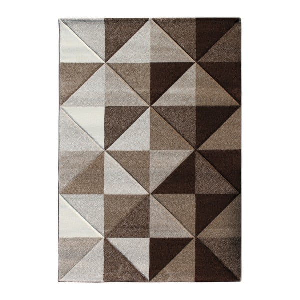 Hnědý koberec Tomasucci Optical, 160 x 230 cm