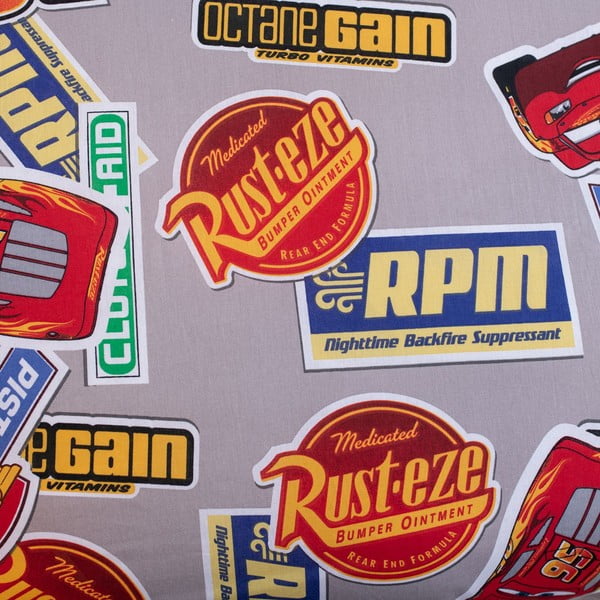 Punane puuvillane laste voodipesu 140x200 cm Cars "Legend" - Jerry Fabrics-image-4