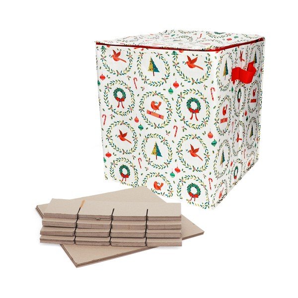 Riiete hoiukast taaskasutatud plastist 32x32x35 cm Classic Christmas - Rex London