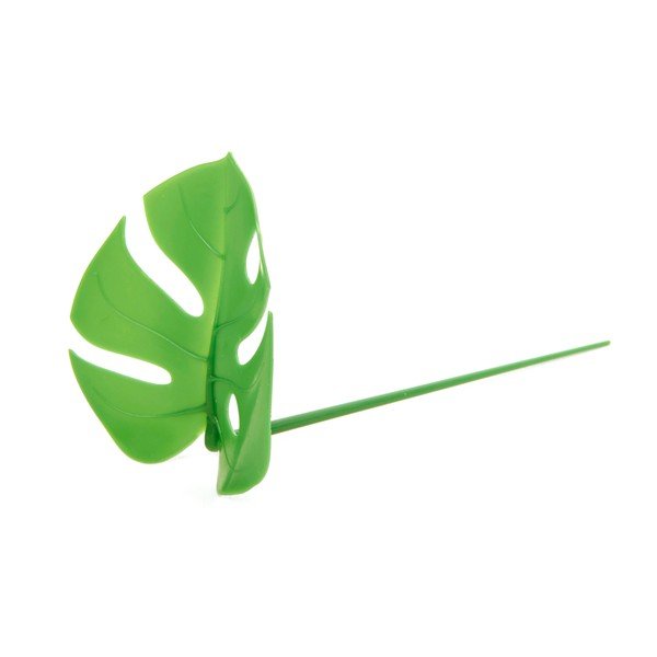 Sada 20 zelených napichovátek Kikkerland Monstera Leaf-image-2