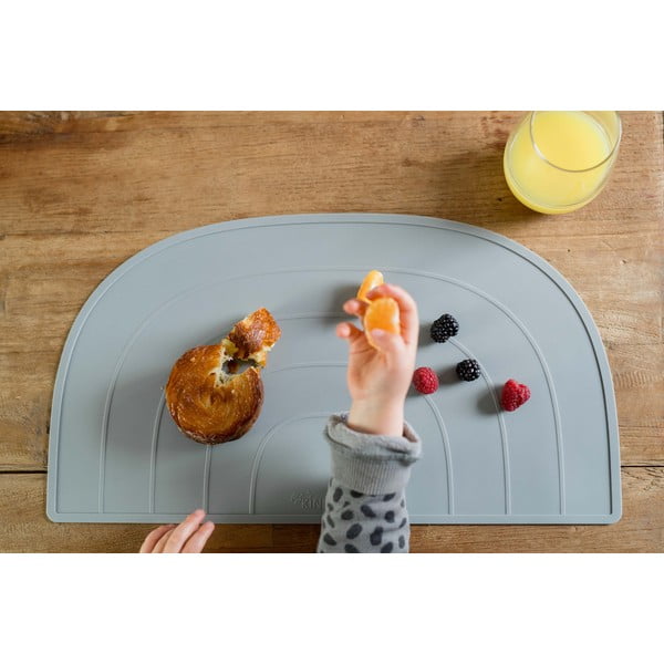 Sinine silikoonist vikerkaareplaat, 47 x 26 cm - Kindsgut-image-1