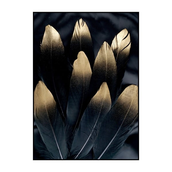 Maal 50x70 cm Golden Feather - Malerifabrikken