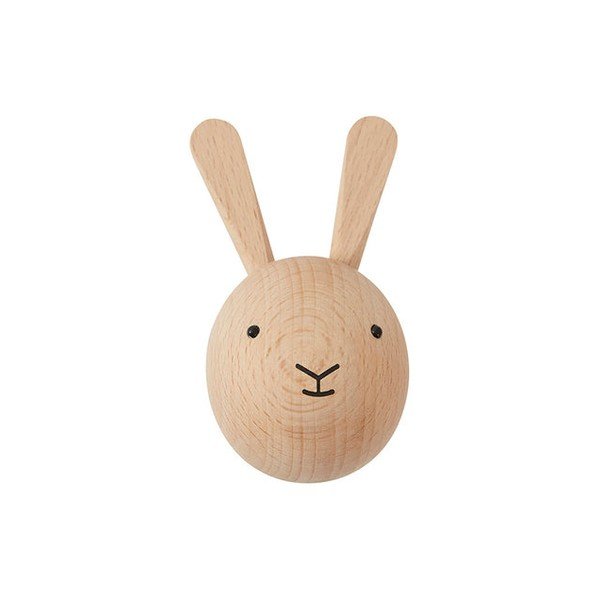 Naturaalsest pöögipuust seinakonks Rabbit - OYOY Mini