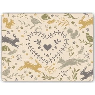 Lauamatid ja klaasialused komplektis  8 tk Woodland – Cooksmart ®