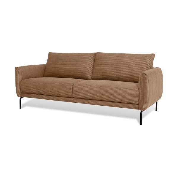 Helepruun velvetist diivan 212 cm Venray - Scandic-image-1
