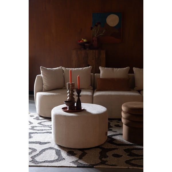 Beež diivan 210 cm Rocca - Dutchbone-image-1