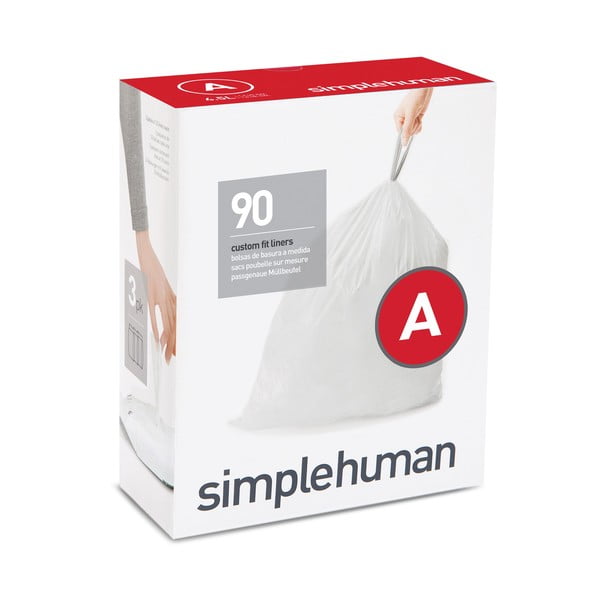 Prügikotid 90 tk 4,5 l A - simplehuman