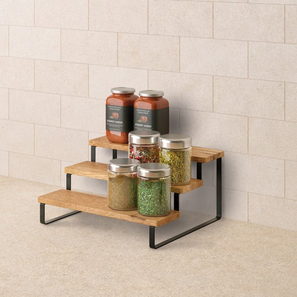 Puidust riiul York - Metaltex-image-2