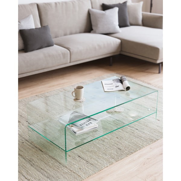 Klaasist diivanilaud 55x110 cm Burano - Kave Home-image-4