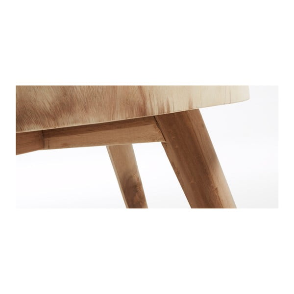 Ümmargune küljelaud mungguri täispuidust ø 65 cm Wellcres – Kave Home-image-3