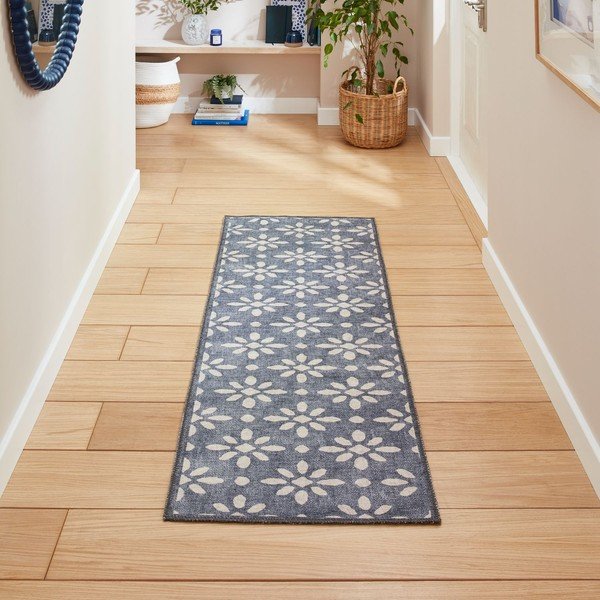 Tumesinine pestav vaip 76x230 cm Coral Blue - Think Rugs-image-1