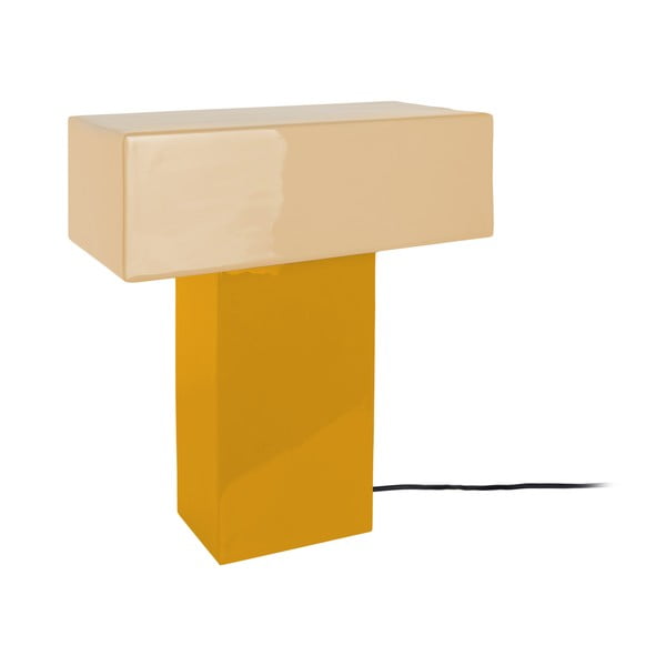 Kollane lauavalgusti (kõrgus 35 cm) Grato Recto – Leitmotiv-image-2